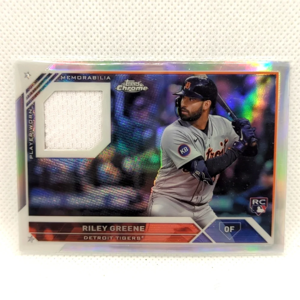 Riley Greene - 2023 chrome Rookie Relic Card - Picture 1 of 2